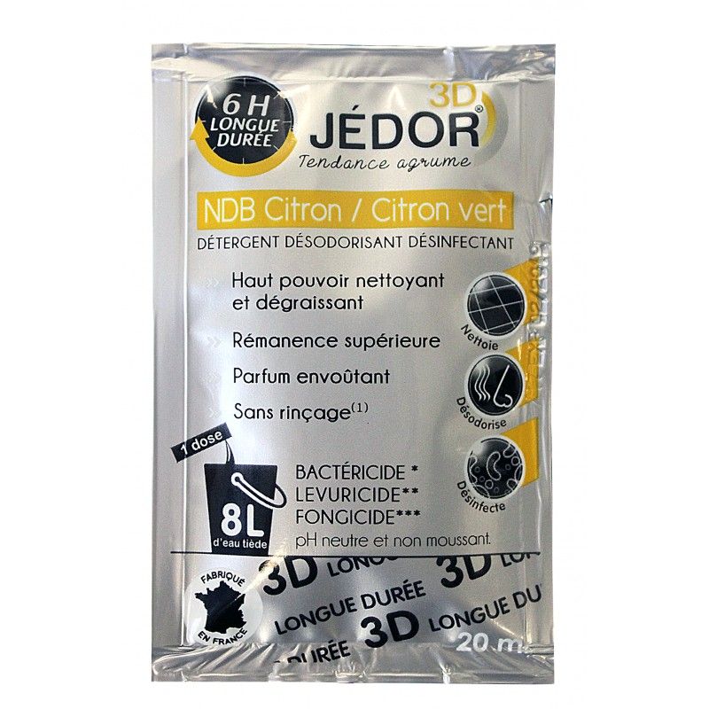 JEDOR 3D Longue Durée en Dosettes, détergent surodorant JEDOR 3D Longue Durée en Dosettes, détergent surodorant