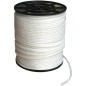 TRESSE POLYAMIDE BLANCHE 3 MM BOBINE DE 250 METRES