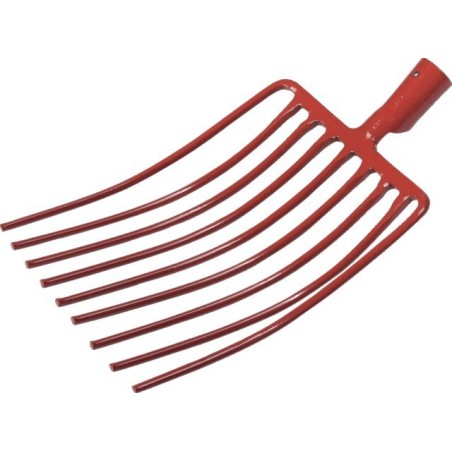 FOURCHE À CAILLOUX 9 DTS 35CM DOUILLE S/MANCH