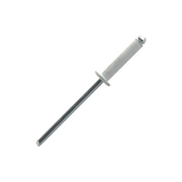 RIVET POP TETE PLATE 4X16 ALU/ACIER BLANC