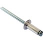 RIVET ALU AVEUGLE TETE PLATE 3X10 TIGE ACIER BOITE DE 100 RIVET ALU AVEUGLE TETE PLATE 3X10 TIGE ACIER BOITE DE 100