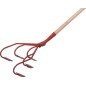 CULTIVATEUR 5 BRANCHES 24CM MANCHE BOIS 150CM CULTIVATEUR 5 BRANCHES 24CM MANCHE BOIS 150CM