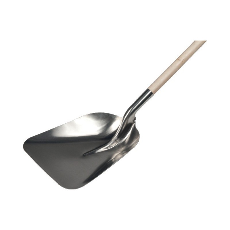 PELLE À NEIGE ALU LÉGÈRE MANCHE BOIS 120 CM PELLE À NEIGE ALU LÉGÈRE MANCHE BOIS 120 CM