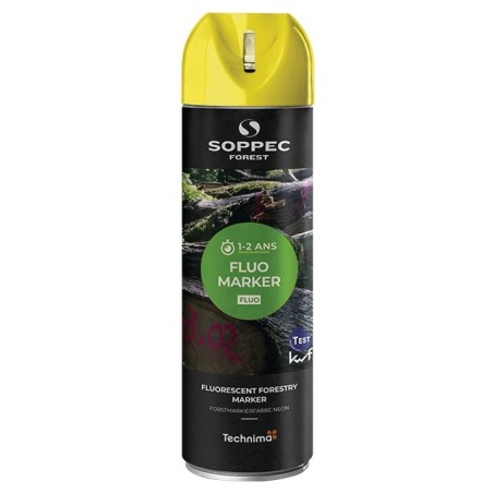 TRACEUR FORESTIER FLUORESCENT JAUNE  500ML