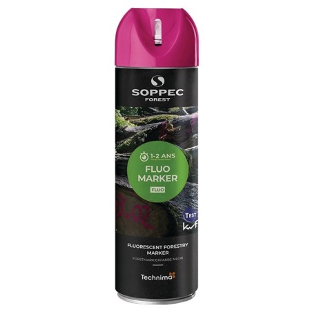 TRACEUR FORESTIER FLUORESCENT ROSE 500ML