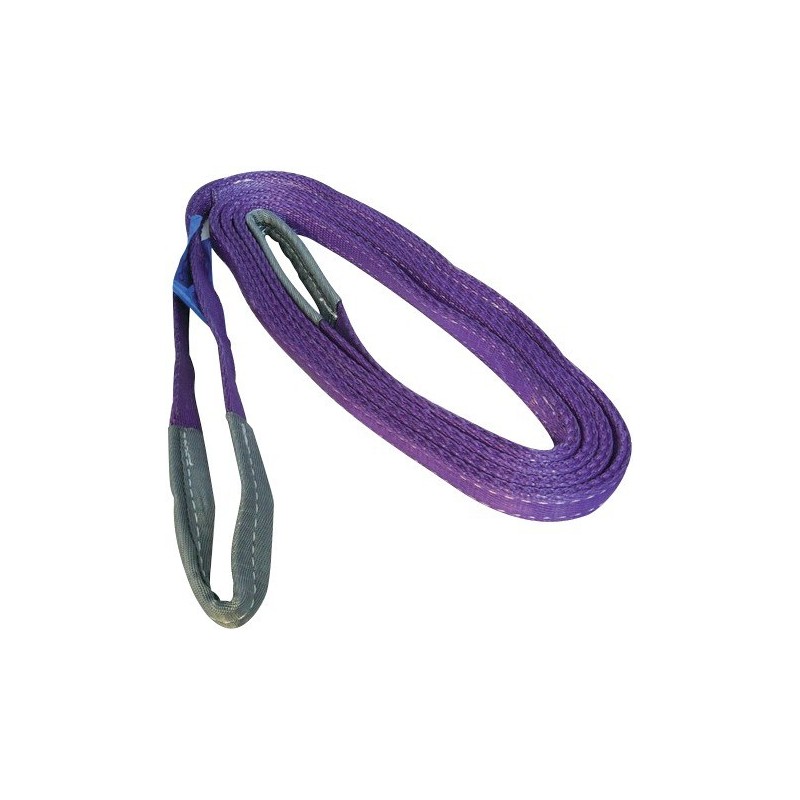 ELINGUE PLATE AVEC BOUCLES 30MMX02M 1T ELINGUE PLATE AVEC BOUCLES 30MMX02M 1T