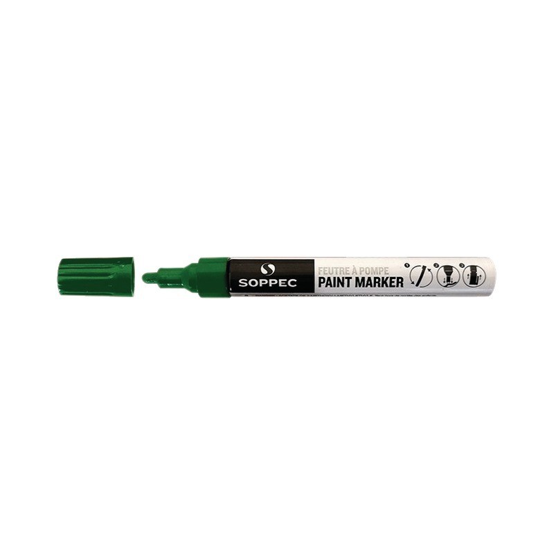 FEUTRE A POMPE POUR MARQUAGE VERT 10ML FEUTRE A POMPE POUR MARQUAGE VERT 10ML