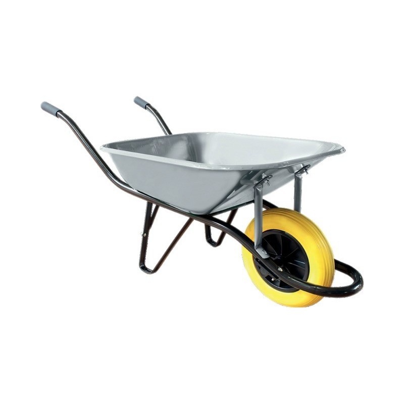BROUETTE CAISSE GALVA 90L ROUE SOUPLE INCREV. BROUETTE CAISSE GALVA 90L ROUE SOUPLE INCREV.