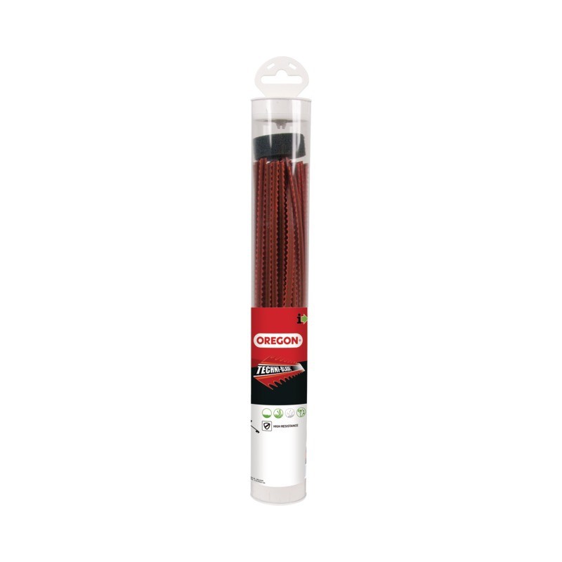 FIL DE DÉBROUSSAILLEUSE DENTÉ TECHNI-BLADE 40 BRINS DE 26 CM 7 MM OREGON