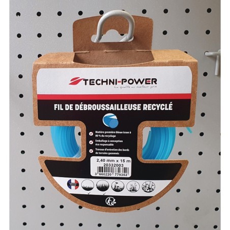 FIL RECYCLE ROND TECHNI POWER Ø2.4MM / 15 M
