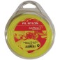 FIL NYLON ROND 15M 1,3 MM JAUNE DEVIDOIR BLISTER FIL NYLON ROND 15M 1,3 MM JAUNE DEVIDOIR BLISTER