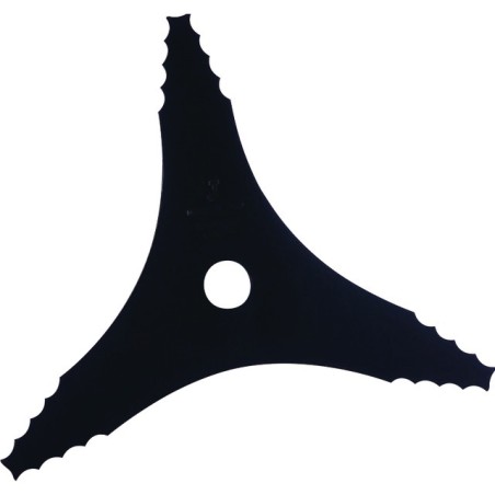 LAME DEBROUSSAILLEUSE TAILLIS 3 DENTS TYPE SCIE 250MM AL 25,4MM