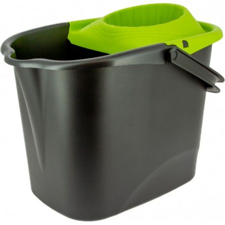 Seau rectangulaire 14L avec essoreur + bec verseur (ex 123508)