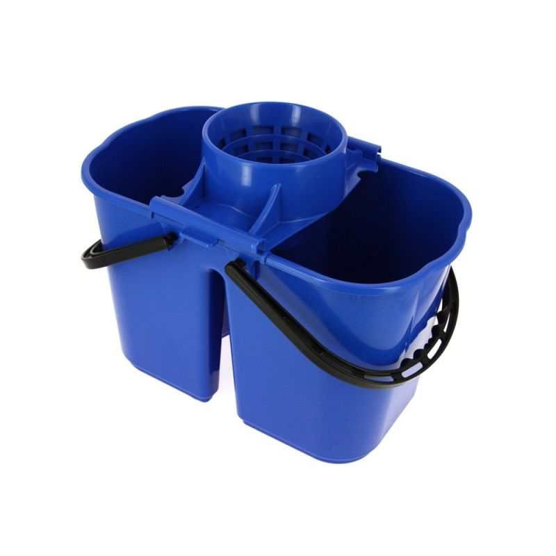 Seau bibac 2 x 12 Litres avec essoreur Seau bibac 2 x 12 Litres avec essoreur