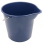 Seau rond bleu 12 Litres polypropylène recyclé