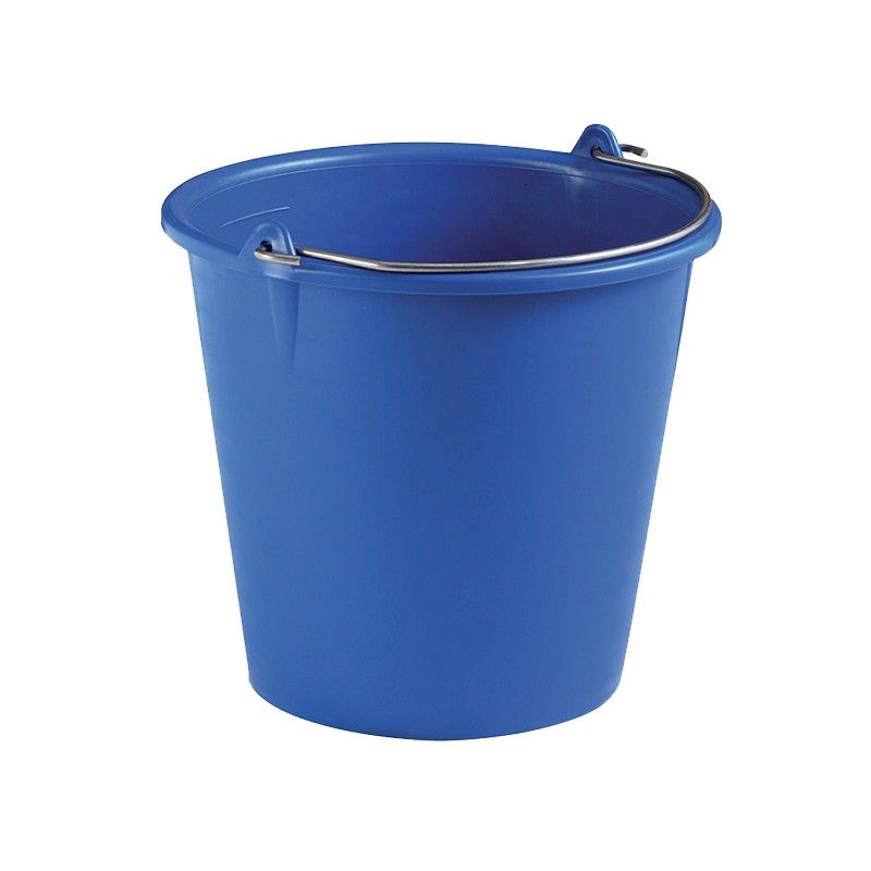 Seau industriel PE renforcé rouge 10L Seau industriel PE renforcé rouge 10L