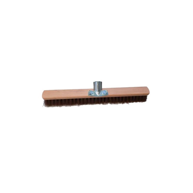 Balai coco professionnel /Monture bois douille métal inclinée Balai coco professionnel /Monture bois douille métal inclinée