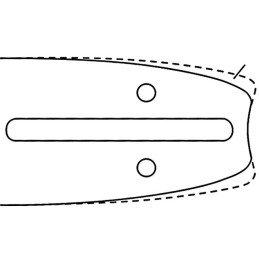 GUIDE 40CM 325" 058" 66E (EQUIVALENT 168SLGK041)