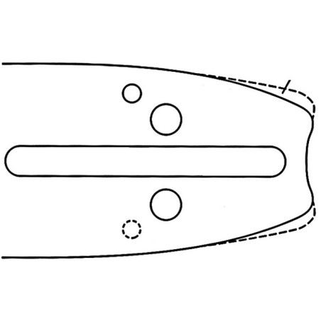 GUIDE 40CM 3/8" 050" 59E (EQUIVALENT 160RNDZ095)