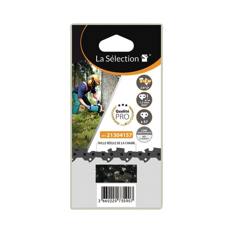 CHAINE TRONCONNEUSE 3/8"LP .050" 57 ENTRAINEURS CHAINE TRONCONNEUSE 3/8"LP .050" 57 ENTRAINEURS