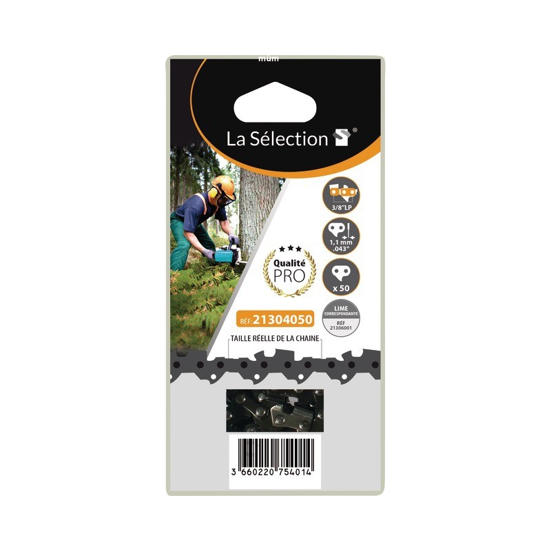 CHAINE TRONCONNEUSE 3/8" PRO .050" 66 ENTRAINEURS CHAINE TRONCONNEUSE 3/8" PRO .050" 66 ENTRAINEURS