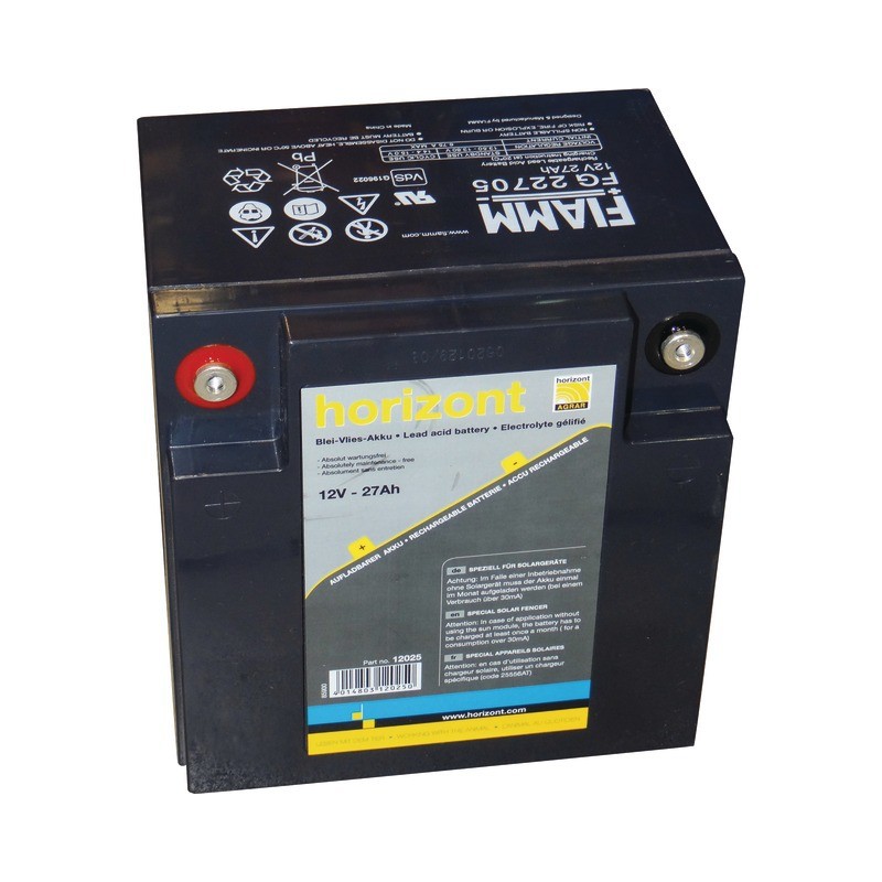 PILE 12V 27AH GELIFIE RECYCLABLE PILE 12V 27AH GELIFIE RECYCLABLE