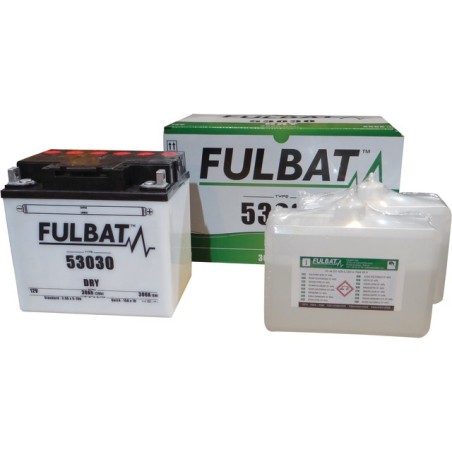 BATTERIE TYPE C60-N30L-A  (+ A DROITE) AVEC PACK ACIDE