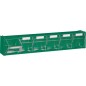 MODULE VERT 6 CASIERS BASCULANTS TRANSPARENTS L600MM P94MM H112MM
