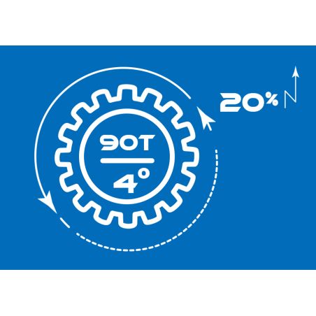 Cliquet 1/4 90 dents push button