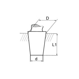 CONE MORSE CM3 B22