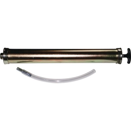 SERINGUE HUILE ACIER NICKELE 1000ML PRO + BEC DROIT ET COUDE RENSON