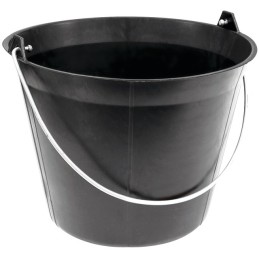 SEAU MACON 11L PLASTIQUE NOIR ANSE D5,3