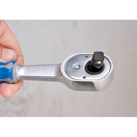 Cliquet réversible 1/4  24 dents  tête orientable 15°