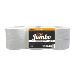 JUMBO LUXE 250 PH gaufré 3 plis p. ouate blanc 250m - 6 rlx