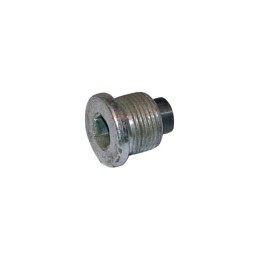 BOUCHON DE VIDANGE 16X150 6 PANS CREUX 8 MM COLLERETTE 24 MM