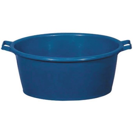 BASSINE OVALE 45 LITRES BLEU