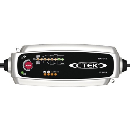 CHARGEUR CTEK MXS 5.0 NEW 12V - 0.8 & 5A