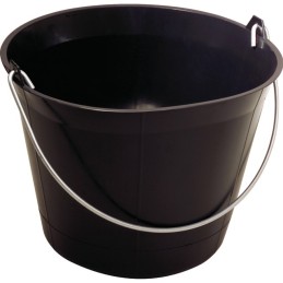 SEAU PLASTIQUE POLYETHYLÈNE - 11 LITRES