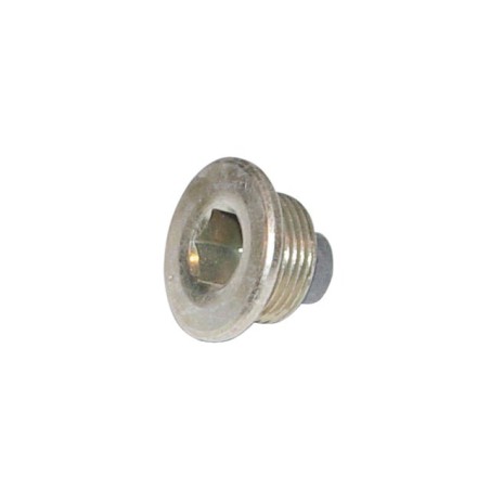 BOUCHON DE VIDANGE 22X150 6 PANS CREUX 12 MM COLLERETTE 27 MM