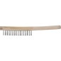 BROSSE METALLIQUE BRINS EN ACIER TREMPE 290MM BROSSE METALLIQUE BRINS EN ACIER TREMPE 290MM