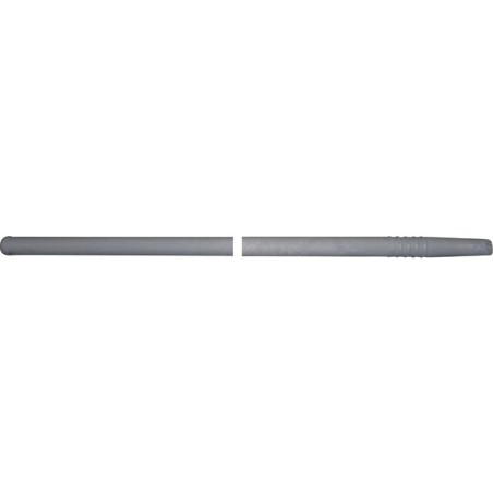 MANCHE DROIT FIBRE CREUSE 1100x40MM GRIS PR PELLE