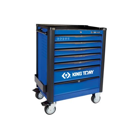 Servante d'atelier 7 tiroirs série Bumper + bleue