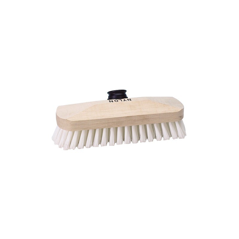 BROSSE LAVE-PONT BOIS NYLON BLANC DOUILLE VIS BROSSE LAVE-PONT BOIS NYLON BLANC DOUILLE VIS