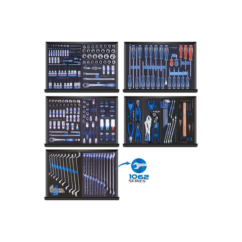 Composition 286 outils plateaux EVAWAVE Composition 286 outils plateaux EVAWAVE