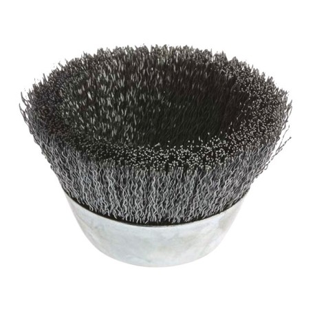 BROSSE MEULEUSE METAL AXE 14MM D100   S/CARTE