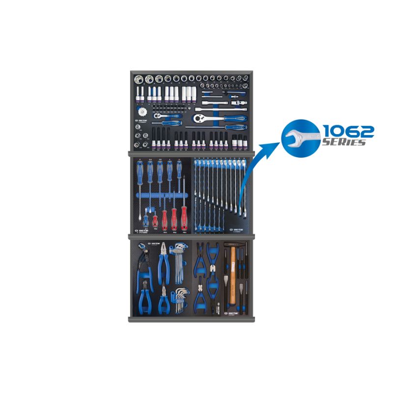 Composition 155 outils plateaux EVAWAVE (277155G/477110G) Composition 155 outils plateaux EVAWAVE (277155G/477110G)