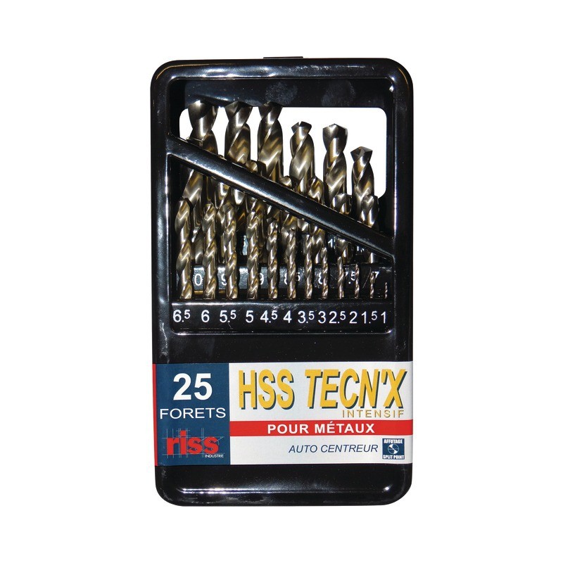 FORETS 1A13 TECN`X HSS M2 COFFRET 25 PIECES