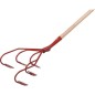 CULTIVATEUR 5 BRANCHES 24CM MANCHE BOIS 150CM CULTIVATEUR 5 BRANCHES 24CM MANCHE BOIS 150CM