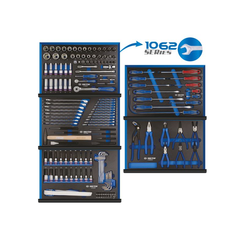 Composition 163 outils EVAWAVE pour servante modulable 874516BA Composition 163 outils EVAWAVE pour servante modulable 874516BA