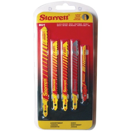 LAME SCIE SAUTEUSE MIXTES BOIS BIMETAL BLISTER DE 5